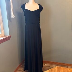 Dress Barn RSVP Elegant Black Maxi Dress